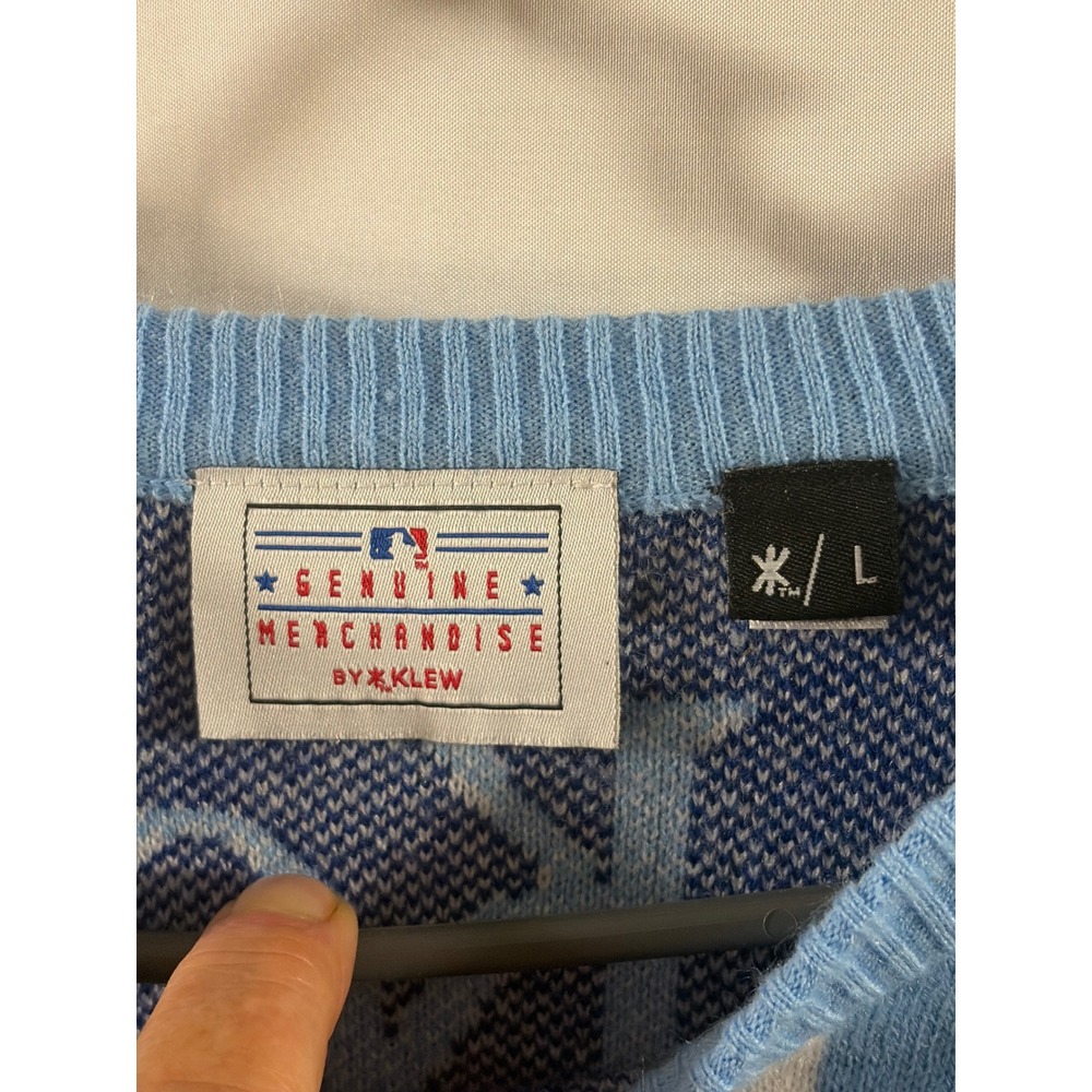 Klew Kansas City Royals 2015 World Series Champions Sweater Mens Large Blue MLB - Picture 4 of 8